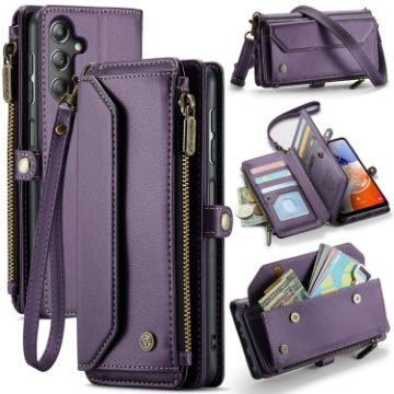Samsung Galaxy A14 5G/4G CaseMe C36 Wallet Case (Purple) - 1