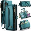 Samsung Galaxy A35 5G CaseMe C36 Wallet Phone Case (Blue-green) - 1