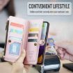 Samsung Galaxy A52/A52s 5G CaseMe C36 Zipper Wallet RFID Anti-theft Leather Case - 5