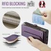 Samsung Galaxy S22 Ultra 5G CaseMe C36 Zipper Wallet RFID Leather Case - 6