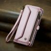 Samsung Galaxy S20 CaseMe C36 Pink Zipper Wallet RFID Leather Phone Case - 2