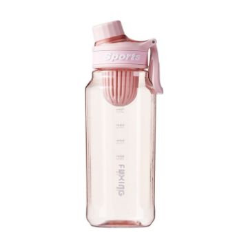 1000ml Large Capacity Pink Water Cup with Tea Strainer - 1