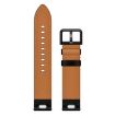 Garmin Vivomove HR 20mm Leather Watch Band - Black - 5