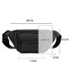 WEPOWER Leisure Sports Outdoor Messenger Bag Large Capacity (Black) - 4