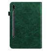 Samsung Galaxy Tab S7/S8 Green Leather Tablet Case - 3