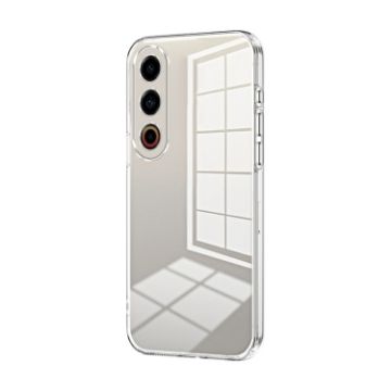 Meizu 21 Transparent Plating Phone Case - Fine Hole Design - 1
