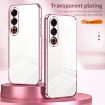 Meizu 21 Transparent Plating Phone Case - Fine Hole Design - 2