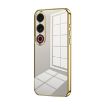 Meizu 21 Note Transparent Plating Phone Case - Gold - 1