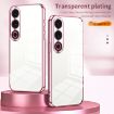 Meizu 21 Note Transparent Plating Phone Case - Gold - 2