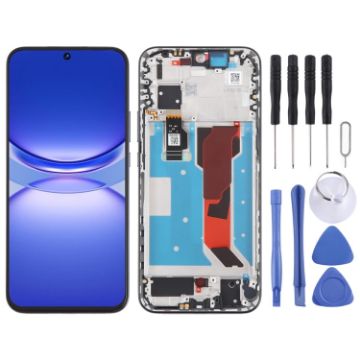 Huawei nova 12 Lite LCD Screen Digitizer Assembly with Frame - Black - 1