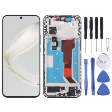 Huawei nova 11 LCD Screen Digitizer Assembly with Frame - Black - 1