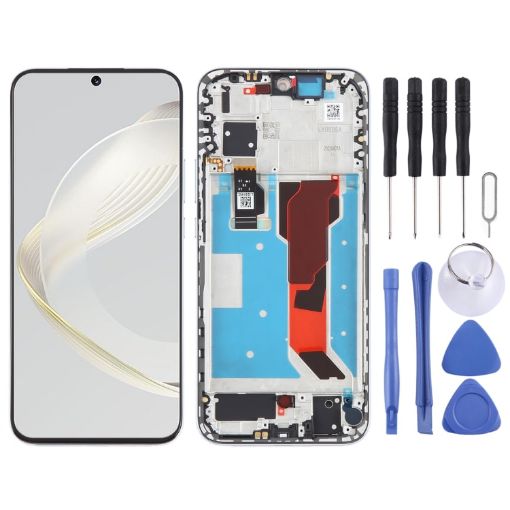 Huawei nova 11 LCD Screen Digitizer Assembly with Frame - White - 1