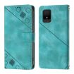TCL 502 Green Embossed Leather Phone Case - 2