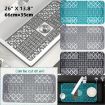 Silicone Sink Mat Cuttable Kitchen Cabinet Mat Grey - 2