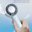 Summer Handheld Fan 3 Speeds Navy Blue - Semiconductor Cold Compress - 4