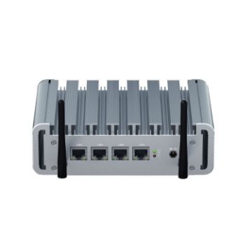 HYSTOU P09B-J4125-4L Industrial Computer 8GB DDR4+128GB SSD EU Adapter - 1