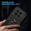 Tecno Camon 30 4G Shockproof Metal Ring Holder Phone Case - Black - 5