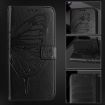Blackview Shark 8 Embossed Butterfly Leather Phone Case - Black - 6