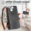 OPPO A53 2020 Geometric Zipper Wallet Leather Phone Case - 6