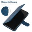 OnePlus Nord N10 5G Blue Leather Phone Case - Geometric Lines - 5