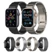 Apple Watch Series 6 44mm Titanium Metal Watch Band - Silver - 2