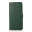 For Honor 200 KHAZNEH Genuine Leather RFID Phone Case (Green) - 2