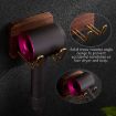 Solid Wood Hair Dryer Hanger Bathroom Punch-free Hook Storage Bracket - 4