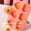 Cheese Jelly Cake Mold Silicone Baking Tray (Love) - 6