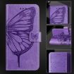 Oukitel C37 Purple Butterfly Leather Phone Case - 6