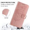Ulefone Note 14 Rose Gold Butterfly Leather Phone Case - 4