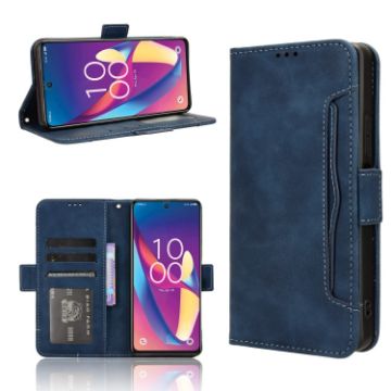 TCL 50 XL 5G Blue Leather Phone Case with Card Slots - 1