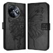 itel S24 Embossed Butterfly Leather Phone Case - Black - 2