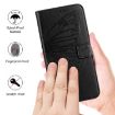 itel S24 Embossed Butterfly Leather Phone Case - Black - 5