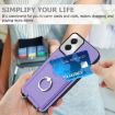 Motorola Moto G Power 5G 2024 R20 Ring Card Holder Phone Case - Purple - 6