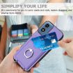 Motorola Moto G Play 2024 4G R20 Ring Card Holder Phone Case Purple - 6