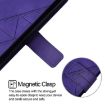 Oukitel C33 Crossbody 3D Embossed Flip Leather Phone Case - Purple - 4