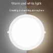 Recessed Ceiling Downlight 15W Square Opening 175mm (6000K White Light) - 6