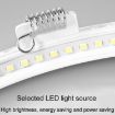 Recessed Ceiling Downlight 12W Square Opening 155mm (6000K White Light) - 3