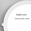9W Square Opening 130mm Downlight, 3000K Warm Light - 5