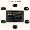 Color Screen Weather Station Temperature and Humidity Forecast Clock - 6