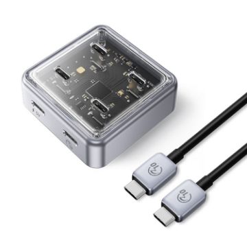ORICO XHJ4C-G2 4-Port USB Type-C 3.0 HUB (Silver) - 1