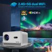 M10 Plus 1280x720P Projector 2.4G/5G WIFI Bluetooth 5.2 Android 11 System - 2