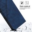 Blackview Wave 6C Crossbody 3D Embossed Flip Leather Phone Case Blue - 5