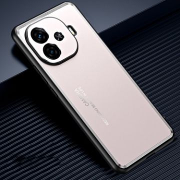 Gold Frosted Metal Phone Case for vivo iQOO Z9/Z9 Turbo - 1