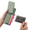 Samsung Galaxy A70/A70s Carbon Fiber Wallet Stand Phone Case Green - 4