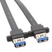 50cm Motherboard USB3.0 Panel Cable Front 19Pin To Dual-Port A Female Data - 4