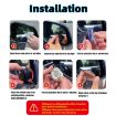 3R 3R-357 Car Suction Cup Side View Mirror Blind Spot Mirror - 5