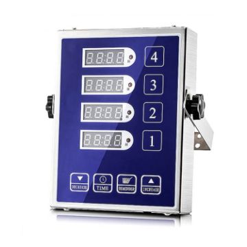 4 Channel Commercial Kitchen Timer - Adjustable Cooking Reminder - 1