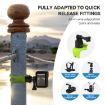 TELESIN TLQ-005 Elastic Quick Release Stand Strap (Black) - 5