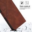 iPod Touch 7/6/5 Crossbody 3D Embossed Flip Leather Phone Case - Brown - 5